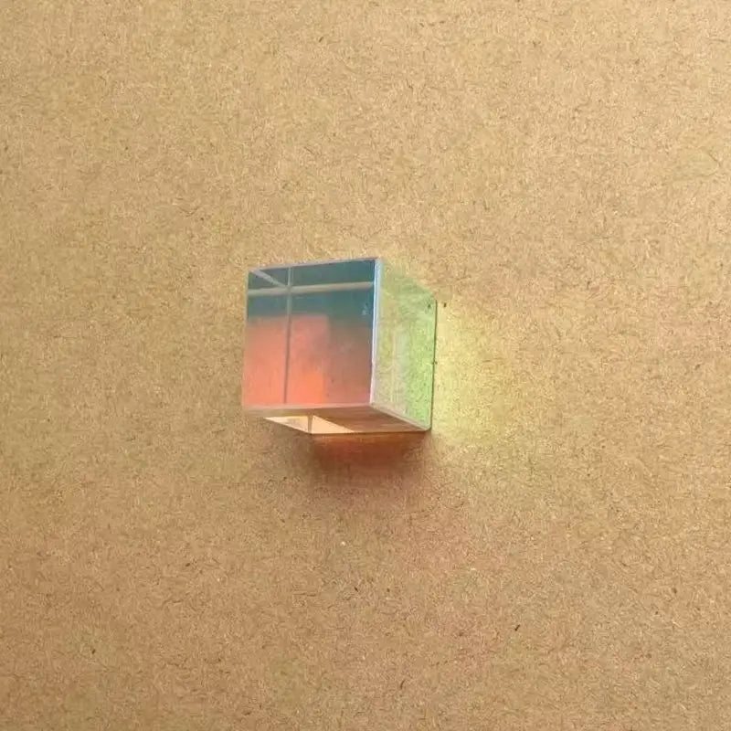 1PC Science Magic Prism Cube 20mm Hexahedral Crystal Magic Cmy Cube 3D Color Cube Prism For Photography